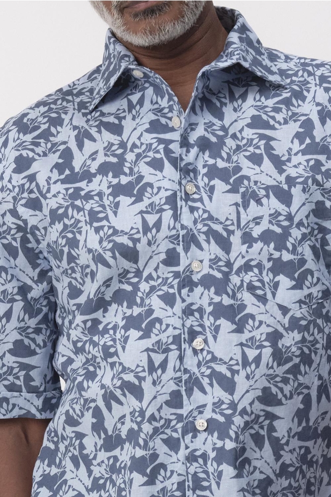 RANGER OVERHEMD KM 096162 3256 CHAMBRAY BLUE DESSIN